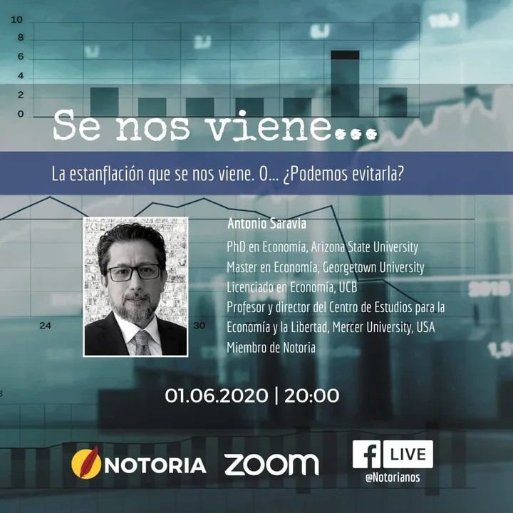 Afiche del evento: La estanflación que se nos viene