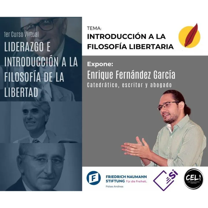 Afiche del evento: Introducción a la filosofía libertaria